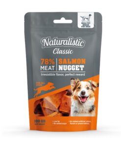 Naturalistic salmon nugget