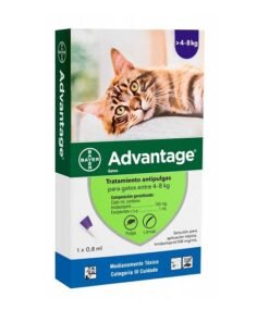 Advantage para gatos de 4 a 8kg