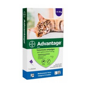 Advantage para gatos de 4 a 8kg