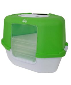 Baño sanitario esquinero para gatos