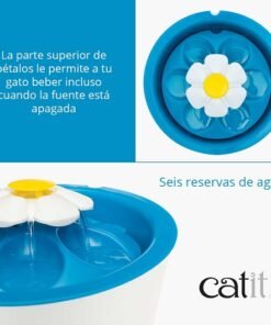 Alternative view of Fuente bebedera Flor LED – Catit 3lts.