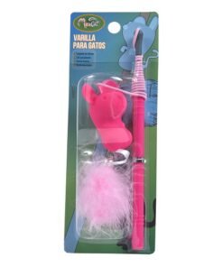 Mascat Varita gato extensible con LED rosa