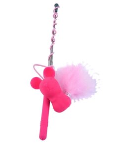 Mascat - Varita gato extensible con LED rosa