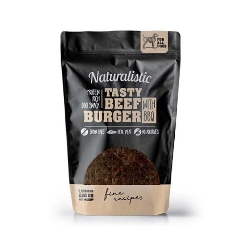 Naturalistic Beef Burger para perros