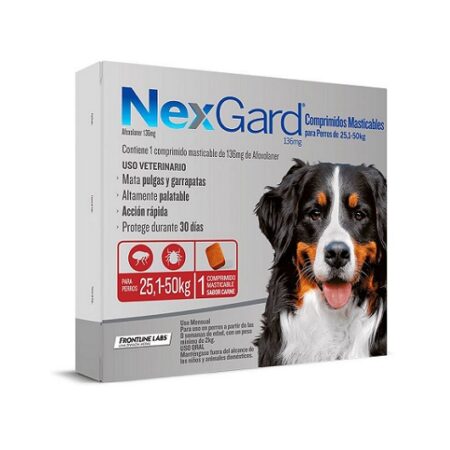 NexGard para perros de 25 a 50kg - 1 comprimido