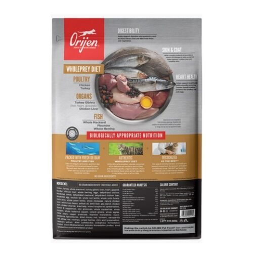 Orijen Original para gatos reverso