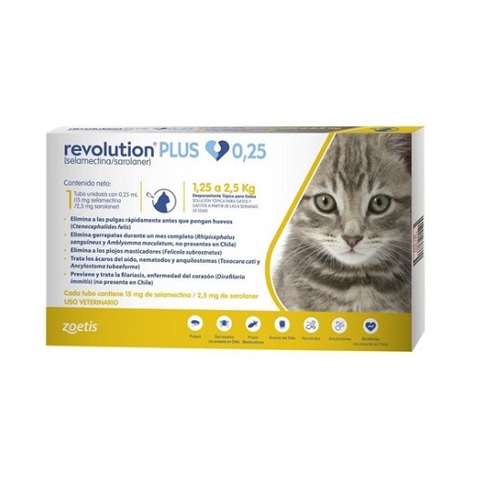 Revolution Plus para gatos hasta 2kg
