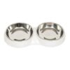 Comedero Doble con bordes bajos - Catit Blanco