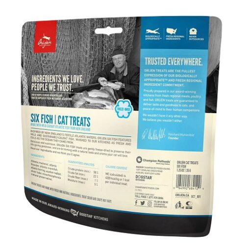 Orijen Six Fish premios para gato 35g - Imagen 2