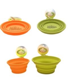 Plato plegable de Silicona para perros