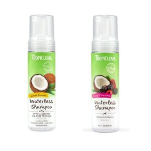tropiclean shampoo en seco