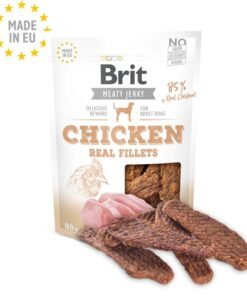 Brit Meat Jerky Snacks - Filetes De Pollo
