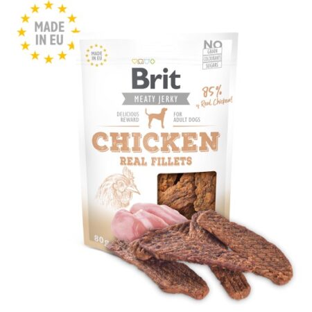 Brit Meat Jerky Snacks - Filetes De Pollo