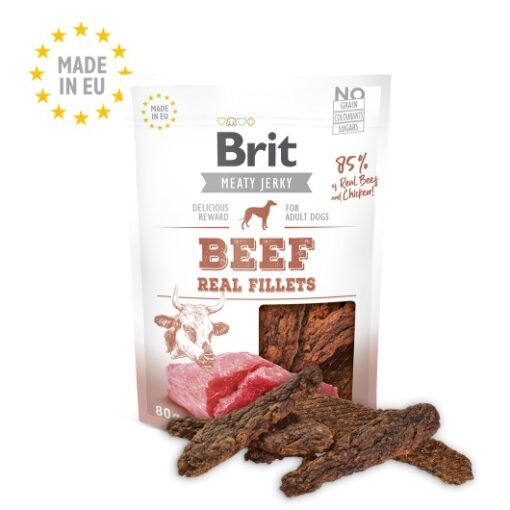 Brit Meat Jerky Snacks – Carne de Vacuno
