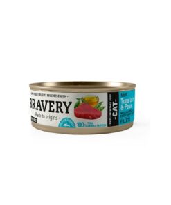 Bravery gato adulto lomitos de atun y arvejas