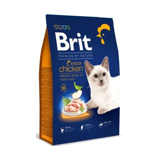 Brit Premium by Nature – Gato Adulto Indoor Pollo