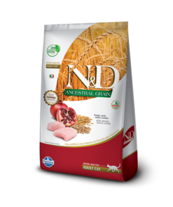 N&D Ancestral Grain Pollo y Granada Gato Adulto 7.5kg