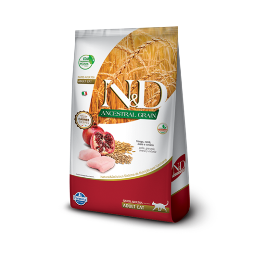 N&D Ancestral Grain Pollo y Granada Gato Adulto 7.5kg