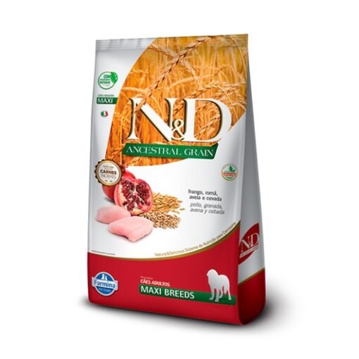 N&D Ancestral Grain Pollo y Granada Perro Adulto Maxi