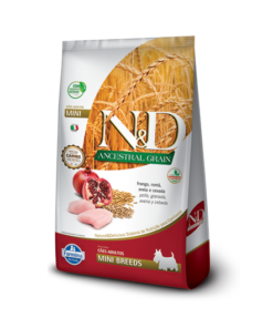 N&D Ancestral Grain Pollo y Granada Perro Adulto Mini