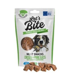 Brit Snack Let's Bite Rebanadas Sabor Pollo 80gr