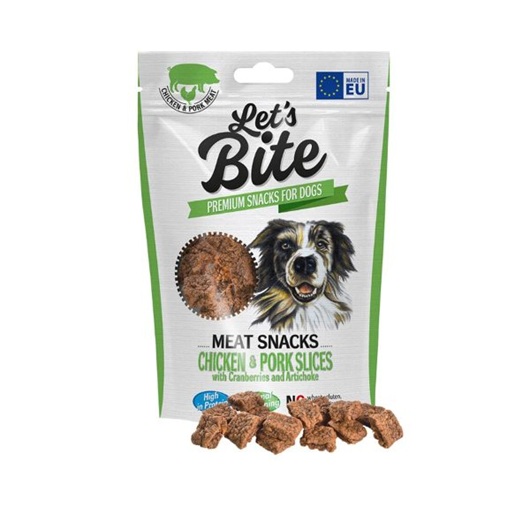 Brit Snack Let's Bite Rebanadas Sabor Pollo 80gr