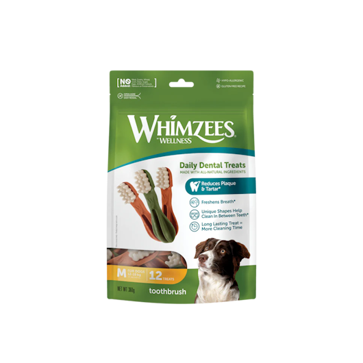 Whimzees Toothbrush M 12 uds