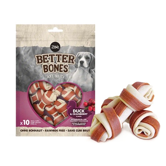 Zoë Better Bones – Premios suaves para perros pato