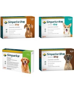 Simparica para perros en caja – Antiparasitario externo en comprimido masticable