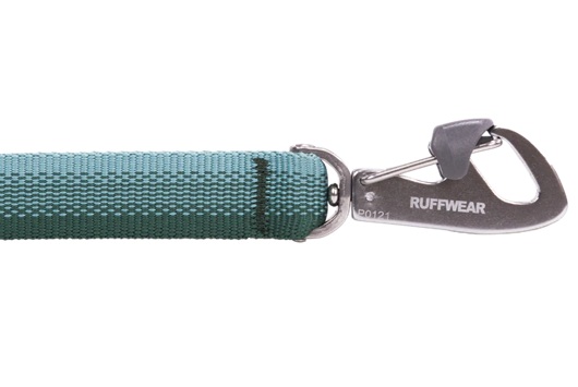 correa para perros rufwear river rock green con mosqueton