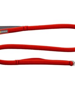correa para perros rufwear roja con mosqueton 1,5metros lago