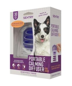 SENTRY difusor calmante portátil para perros 30 días feromonas sin enchufe 65 m2