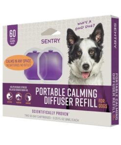 SENTRY refill difusor calmante portátil para perros 60 días recarga feromonas