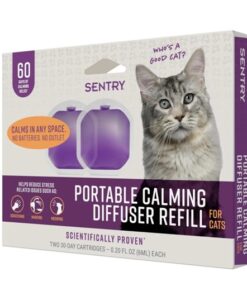 SENTRY refill recarga difusor calmante portátil para gatos 60 días feromonas