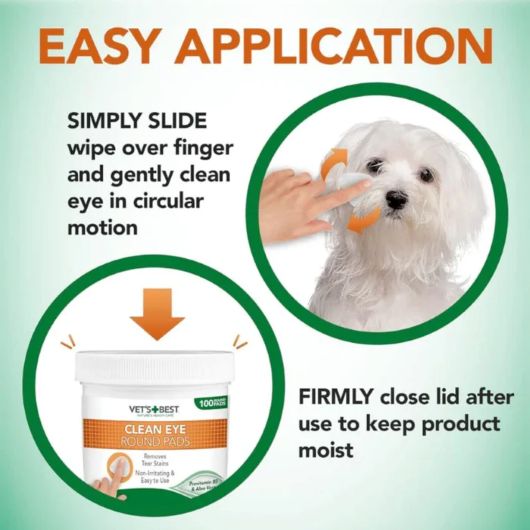 Vet's Best Clean Eye round pads Limpiador de Ojos - Imagen 2