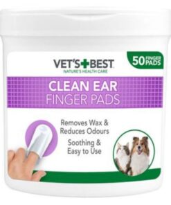 vets best clean ear finger pads 50und