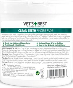 vet's best clean teeth finger pads 2
