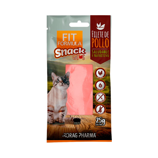 Snack para Gatos Filete de Pollo - Fit Formula