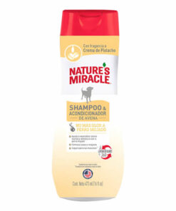 Shampoo Antiolor & Acondicionador de Avena para Perros 473 mL - Natures Miracle
