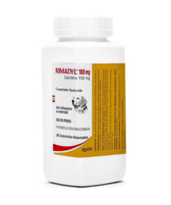 Rimadyl 100 mg para perros frasco de 60 comprimidos