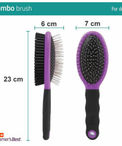 Alternative view of Cepillo doble para Perro Combo Brush Hartz