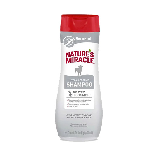 shampoo natures miracle sin aroma perros
