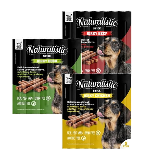 naturalistic jerky stick