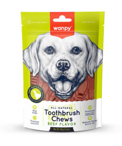 wanpy perro toothbrush carne