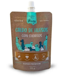 winga caldo huesos choritos perros